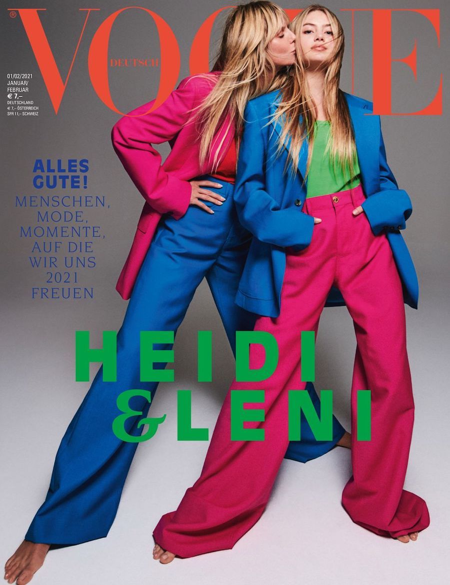 Heidi Klum ja hänen tyttärensä ovat kaksoset kulissien takana olevassa Vogue-videossa