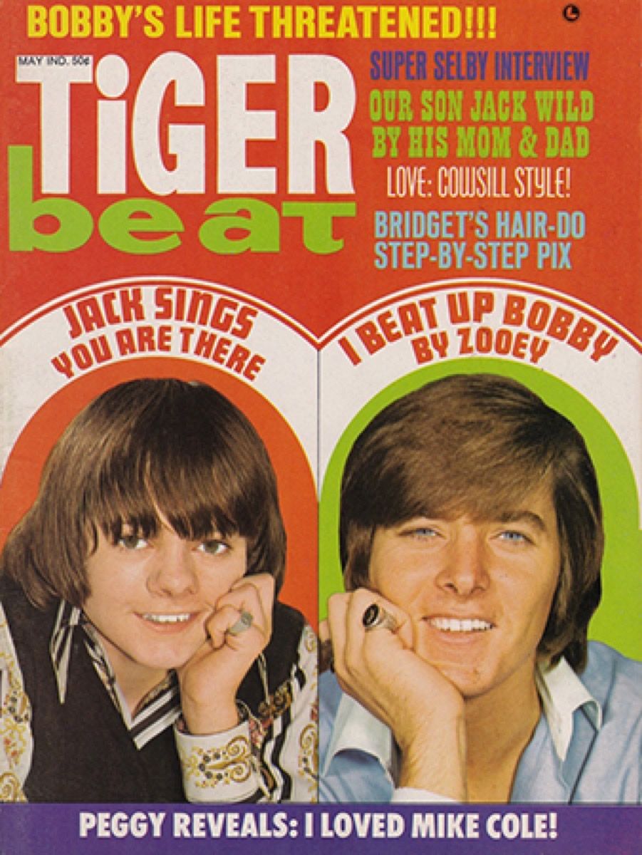 Revija TigerBeat iz sedemdesetih let