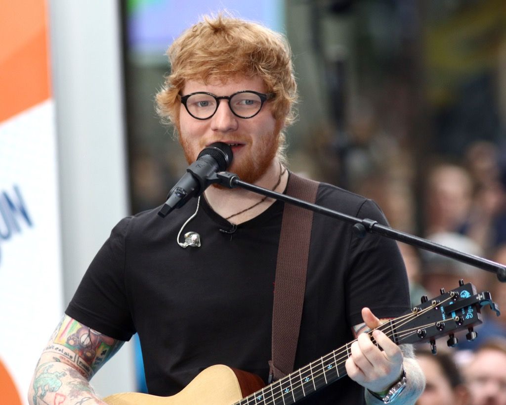 Các bài hát của Ed Sheeran do các ngôi sao lớn sáng tác bí mật