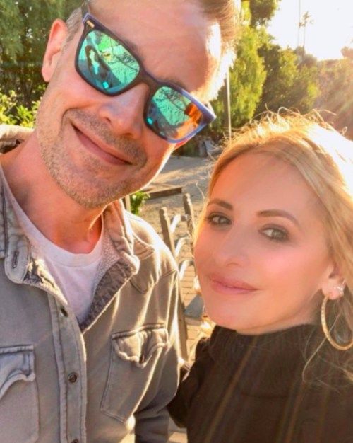 Фреди Принц-младши и Сара Мишел Гелар в селфи в Instagram