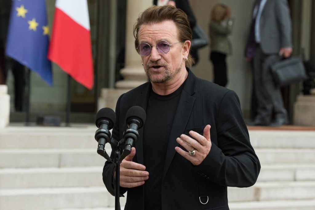 Bono, nadahnjujuće citira činjenice o slavnim osobama