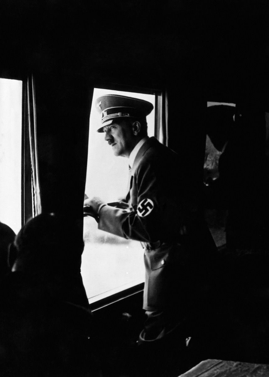 Adolfas Hitleris, 12 valandų kelionėje traukiniu per Italiją, 1938 m. Gegužės mėn
