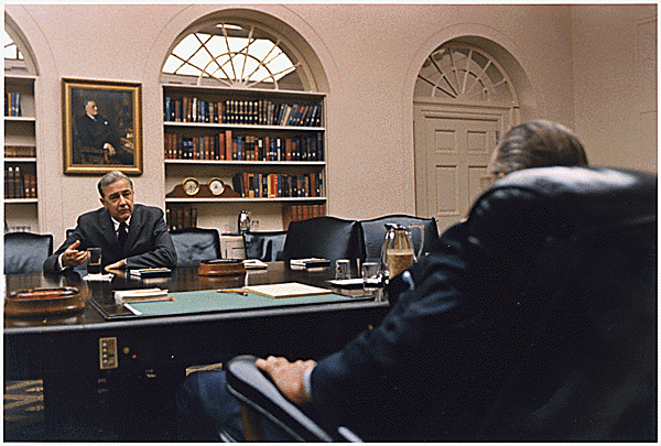 Eugene McCarthy i Lyndon B. Johnson