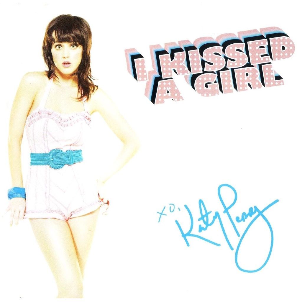 Katy Perry „Aš pabučiavau mergaitę“ viršelį