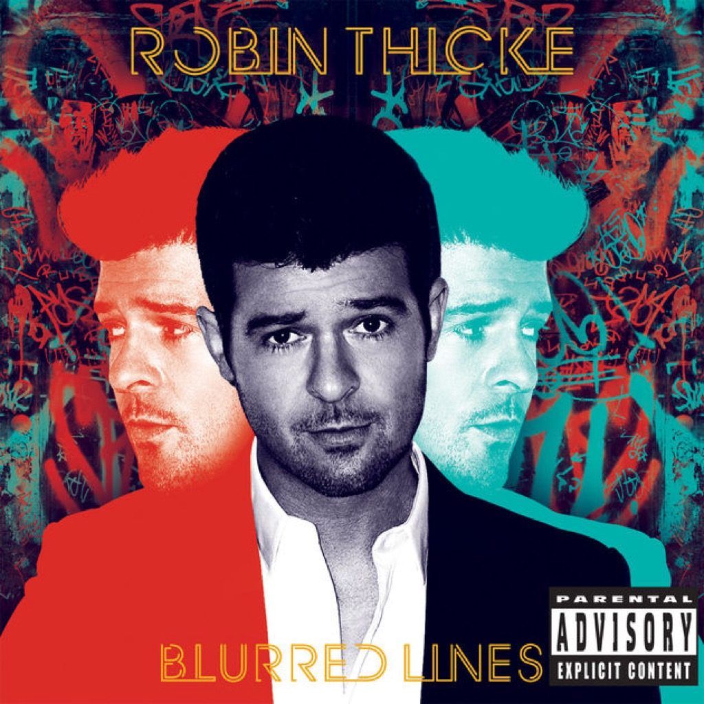 „Robin Thicke Blurred Lines“ geriausia vasaros daina