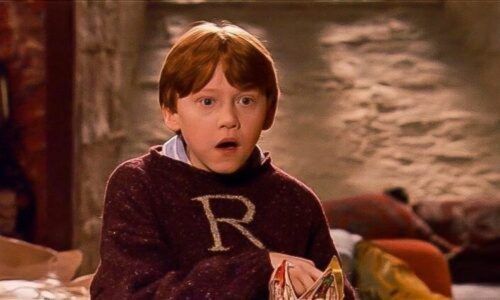 Rupert grint kā Ron Weasley Harijs Poters