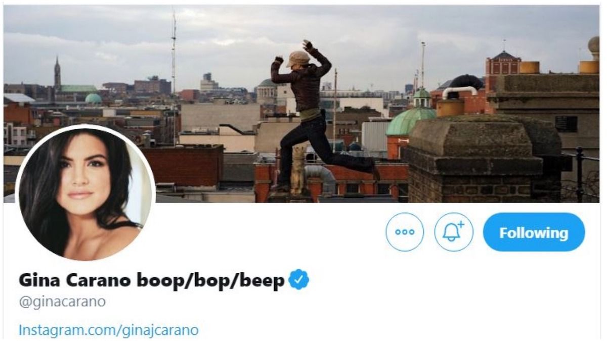 Gina Carano Twitter