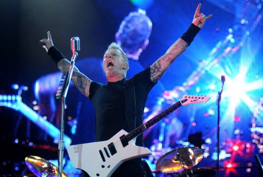 James Hetfield y Metallica actúan en el Rock in Rio Show