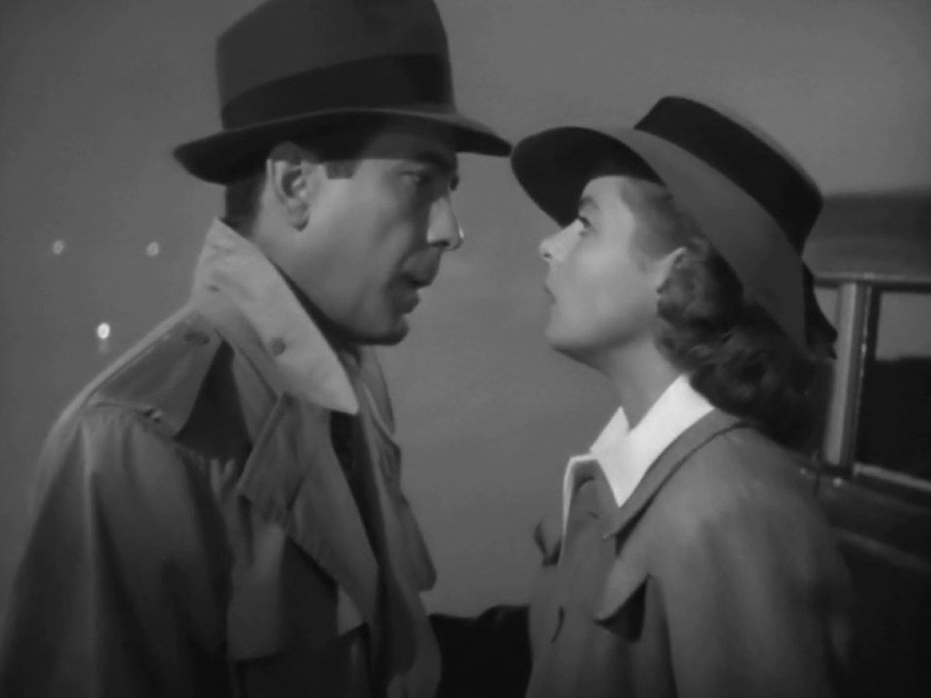 elokuva kohtaus Casablancasta, elokuvan lainauksia