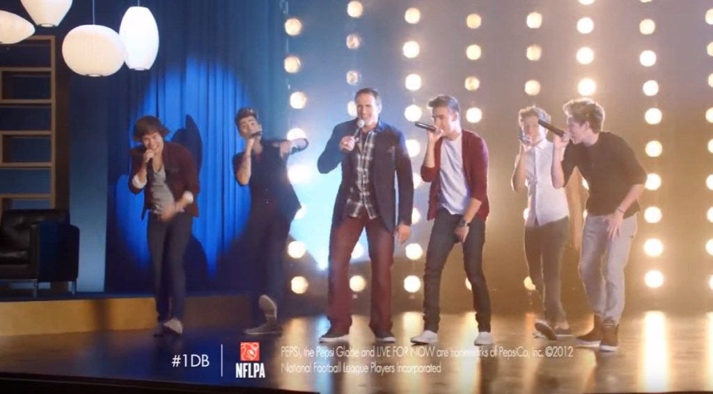 One Direction und Drew Brees Pepsi Promi-Werbespots