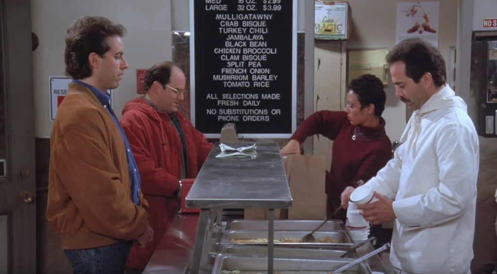 Seinfeldo sriuba Nacių juokingiausi „Sitcom“ anekdotai