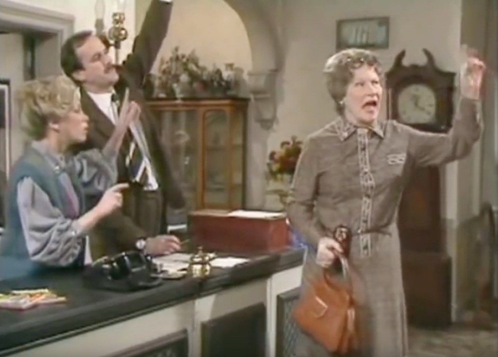 Fawlty Towers Deaf Guest Funniest Sitcom Jokes