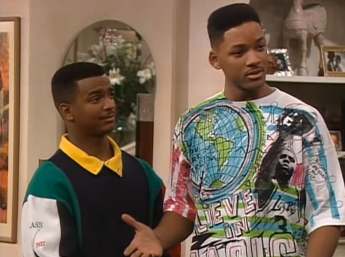 Alfonso Ribeiro en Will Smith in The Fresh Prince of Bel-Air