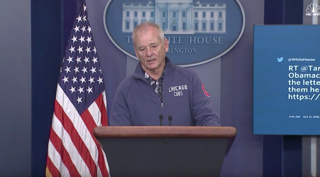 Bill Murray en la Casa Blanca