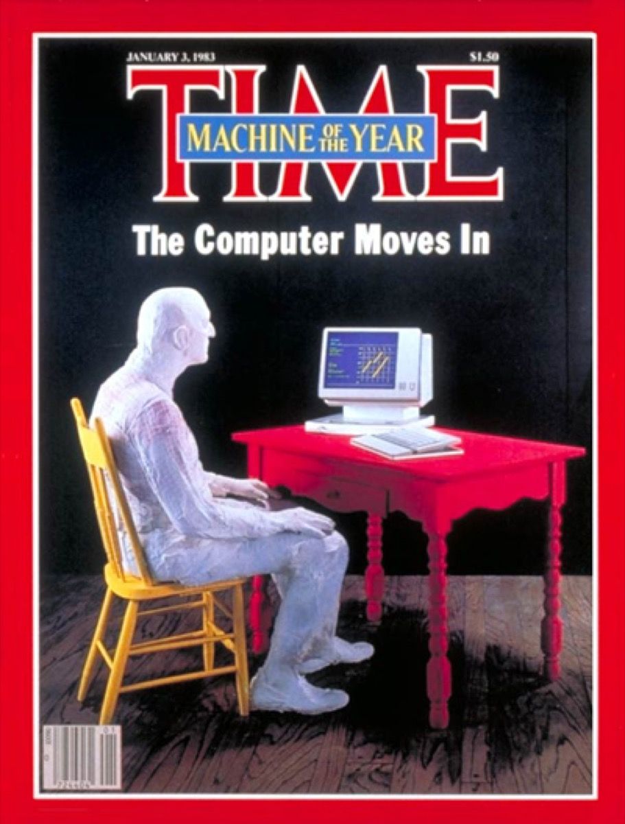 वर्ष 1983 की टाइम पत्रिका मशीन