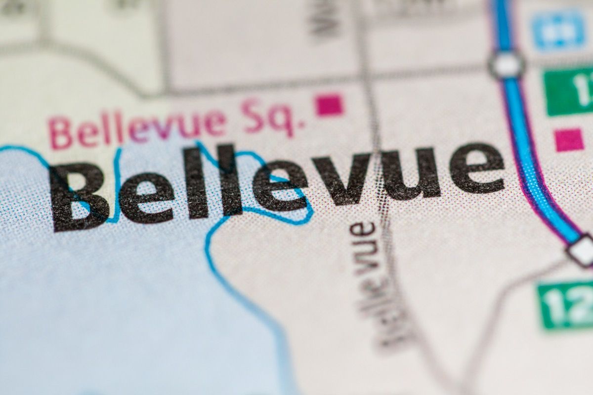 zemljevid bellevue