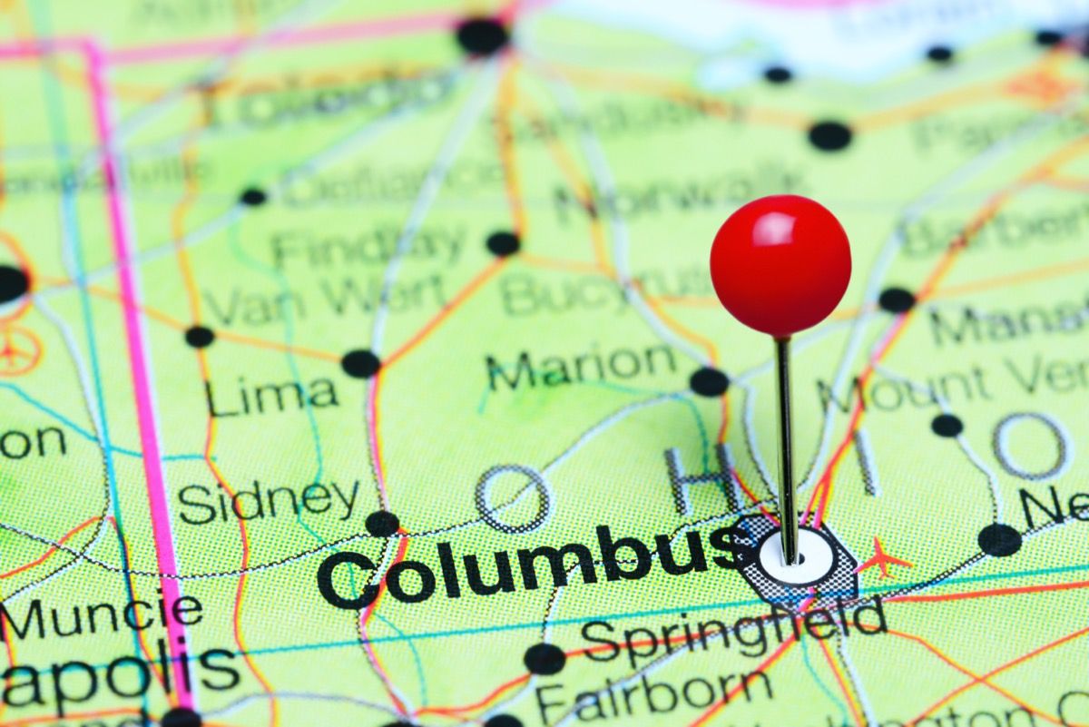 karta Kolumba Ohaja