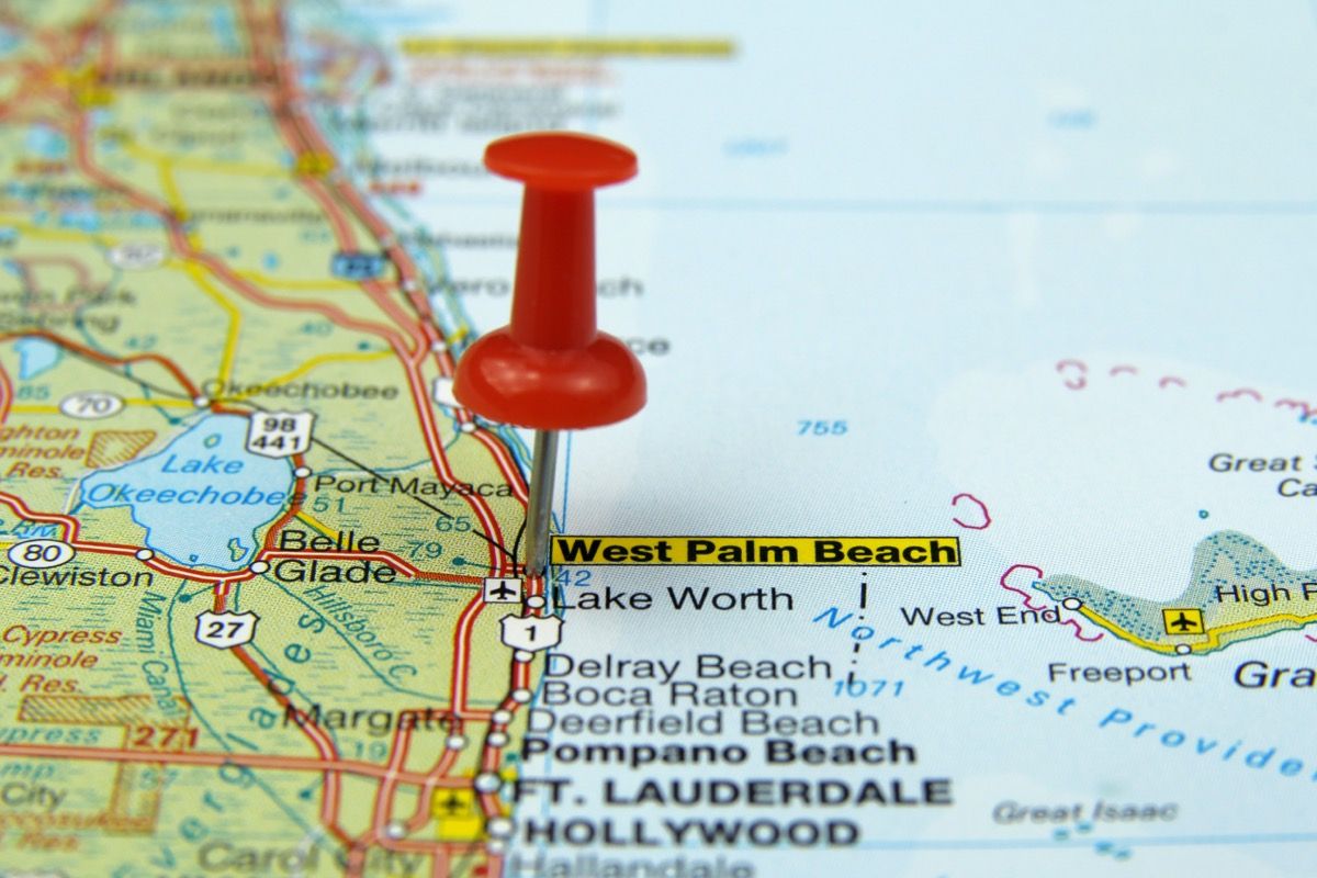 zemljevid zahodne palme