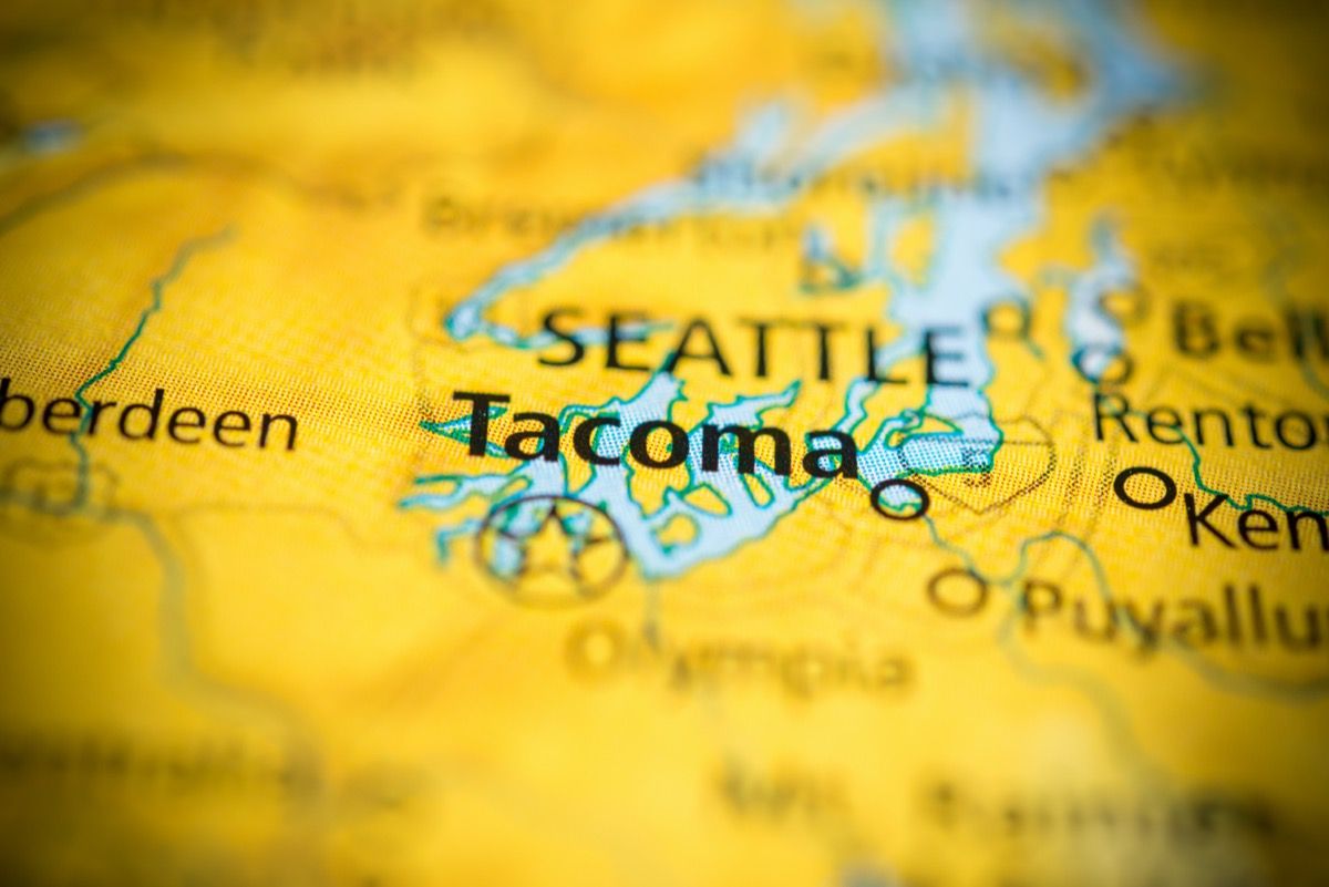 zemljevid tacoma