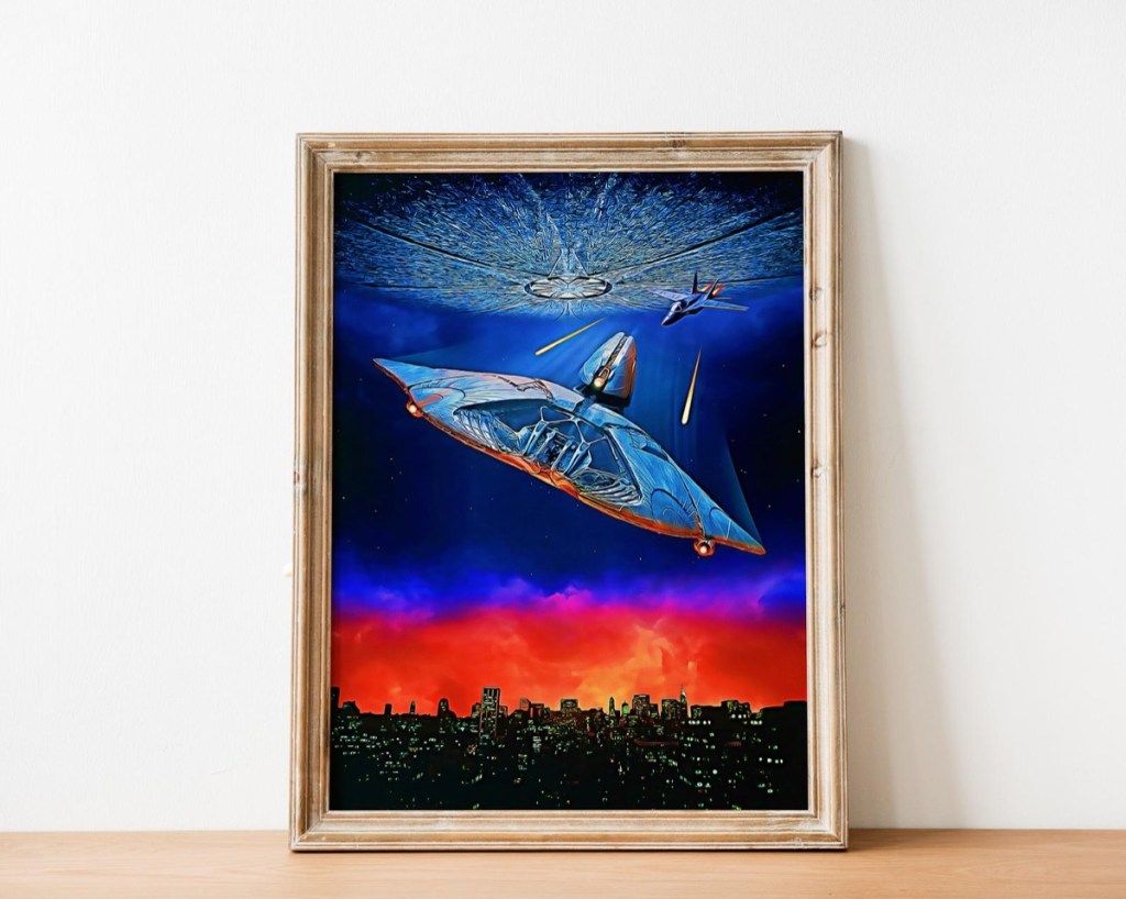 lukisan ufo hari kemerdekaan, hadiah hari kemerdekaan