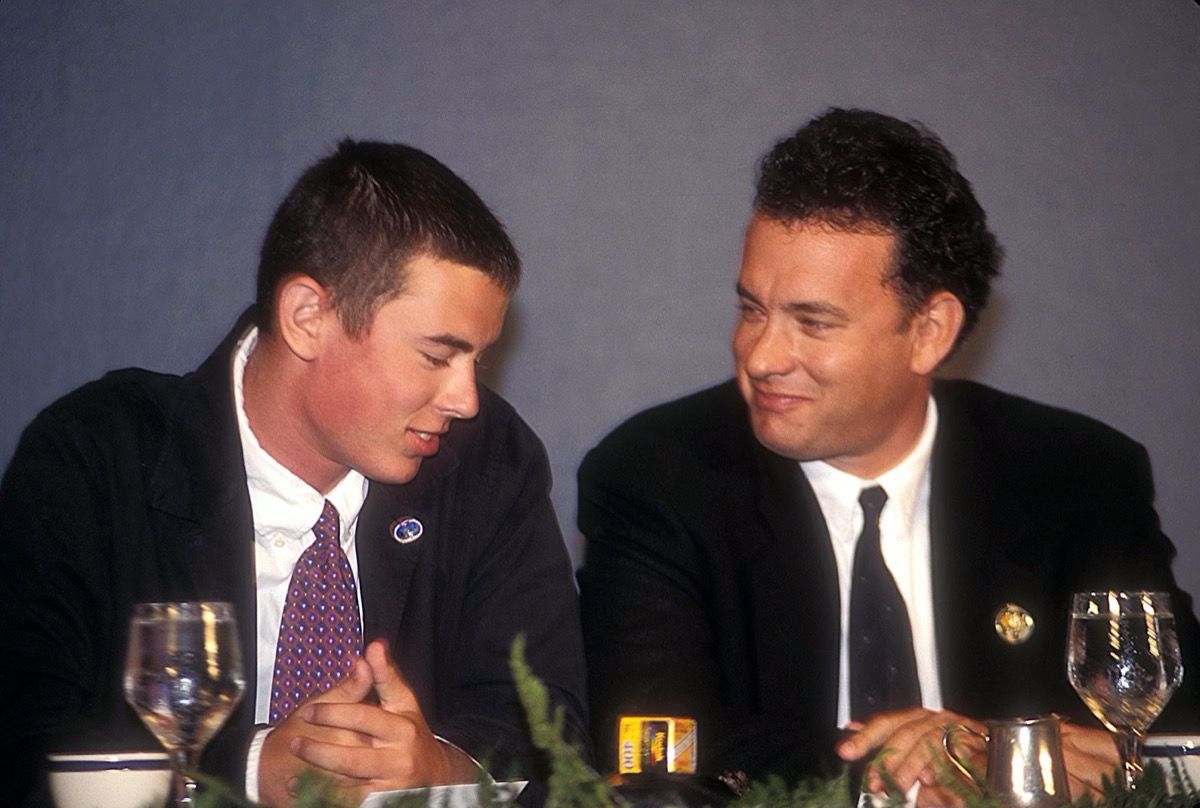 Colin y Tom Hanks 1995