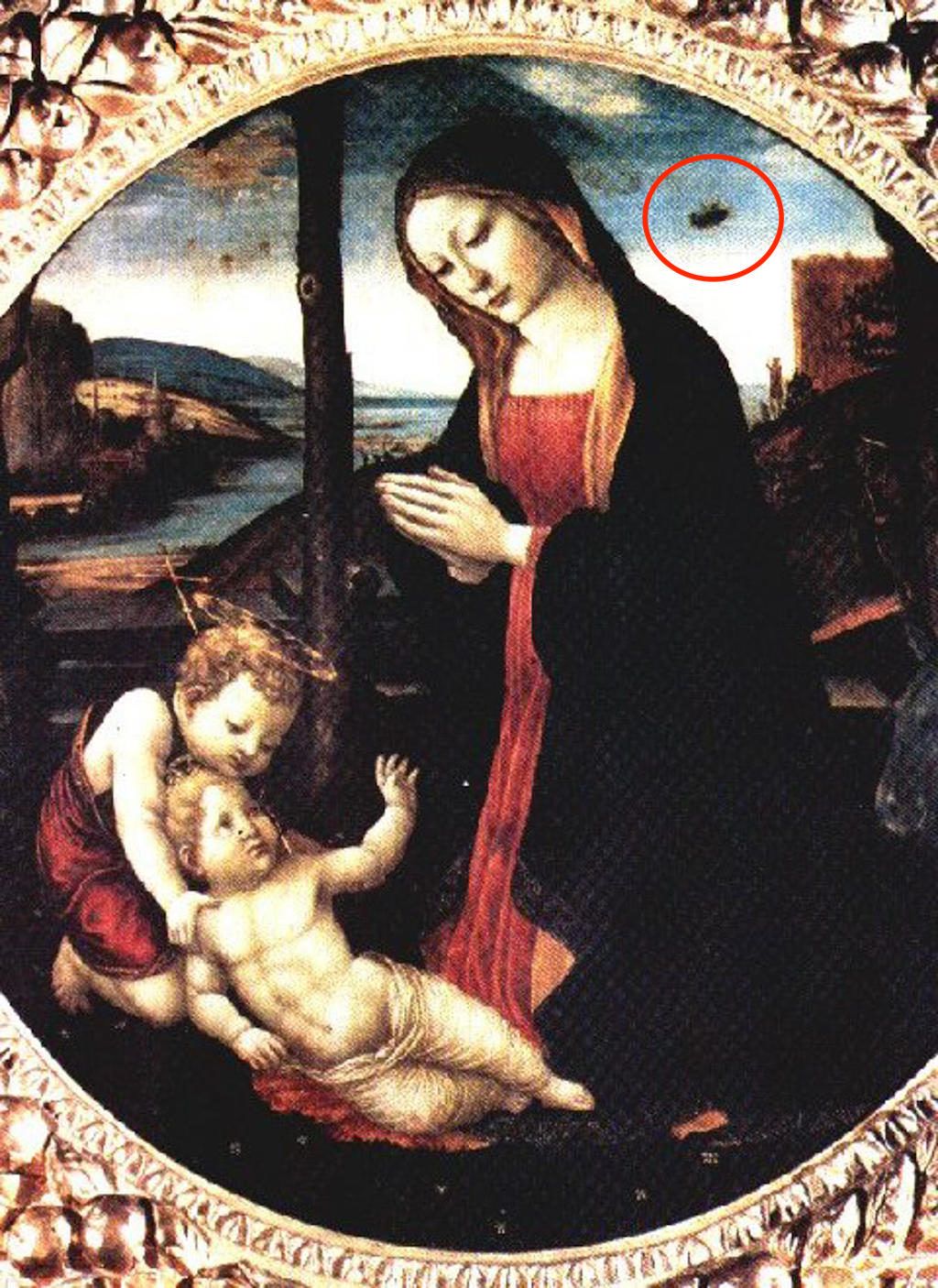HR7R6B Madonna Saint Giovanninon kanssa