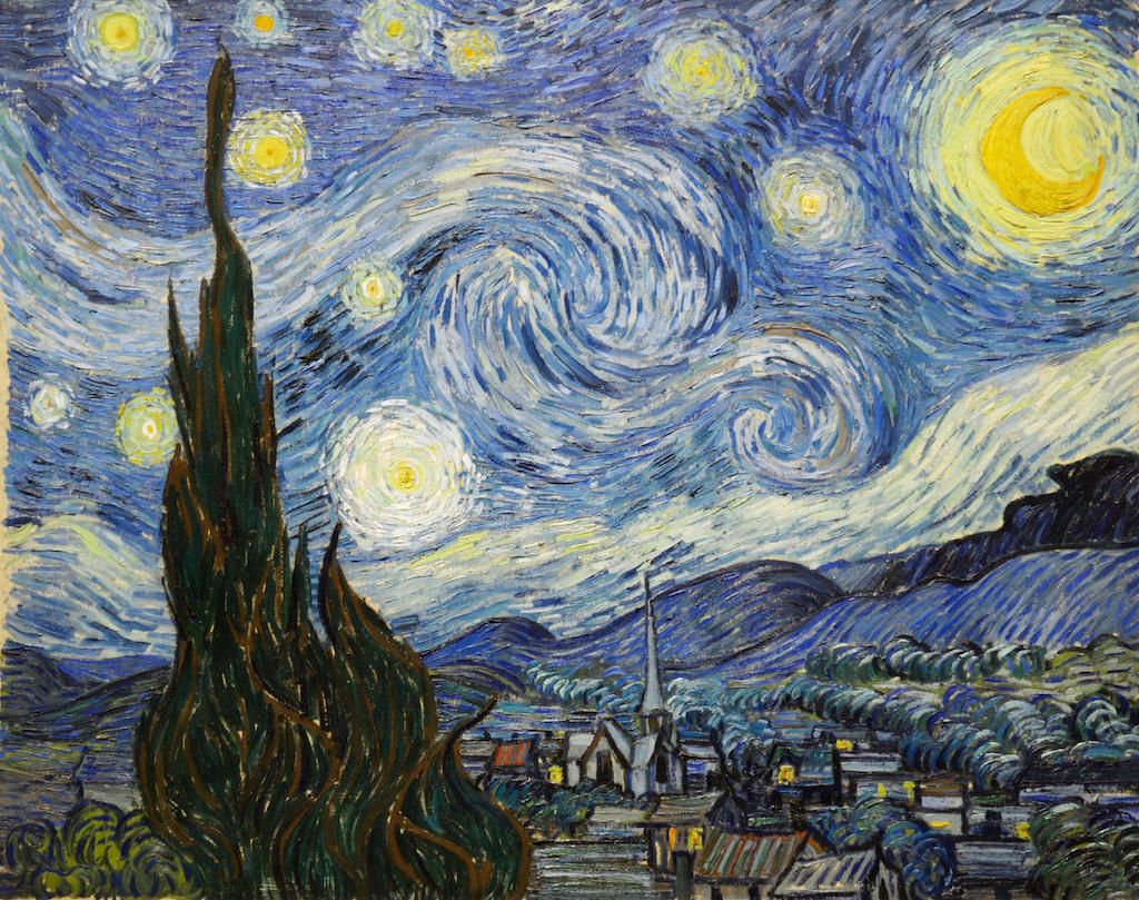 GHFCP7 Tähtinen yö, 1889, Vincent Van Gogh