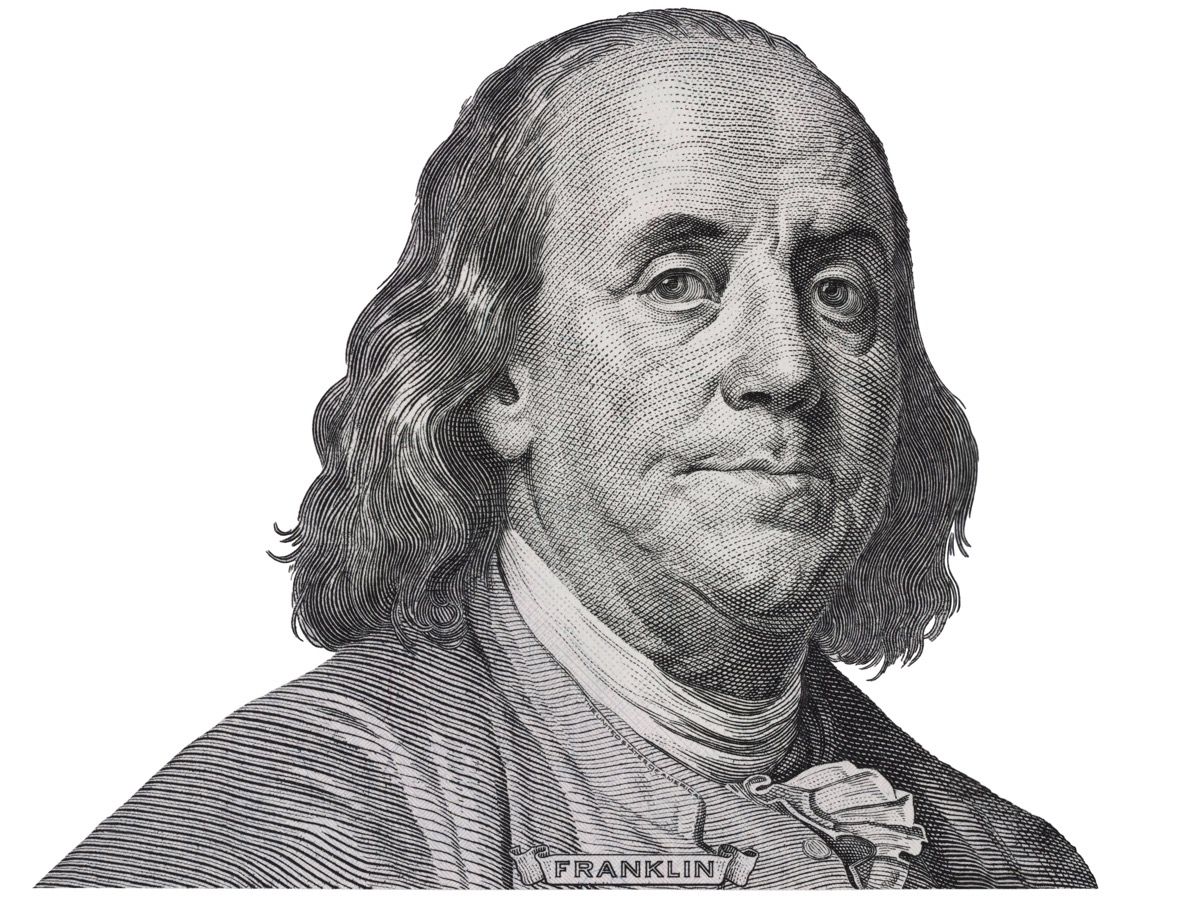 Benjamin Franklin szkic