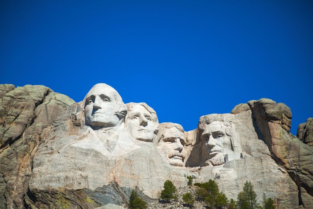 Mount Rushmore South Dakota underlige fakta om staten