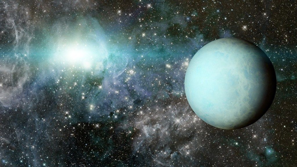 Planeta Uranas. Šio vaizdo elementus pateikė NASA. - Vaizdas
