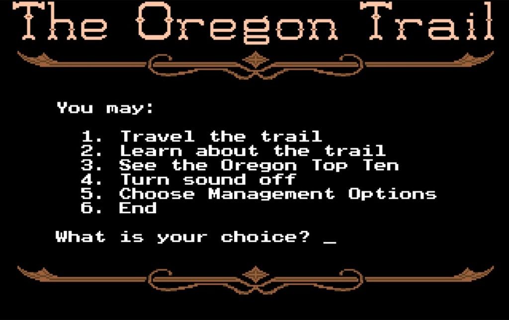 Oregonas taku videospēle, 80. gadi