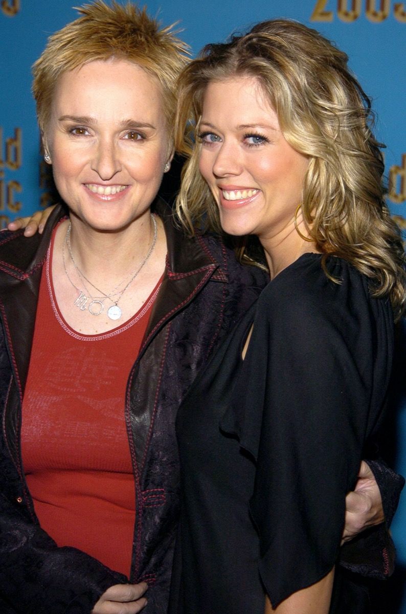 Melissa Etheridge in Tammy Lynn Michaels na The World Music Awards leta 2005