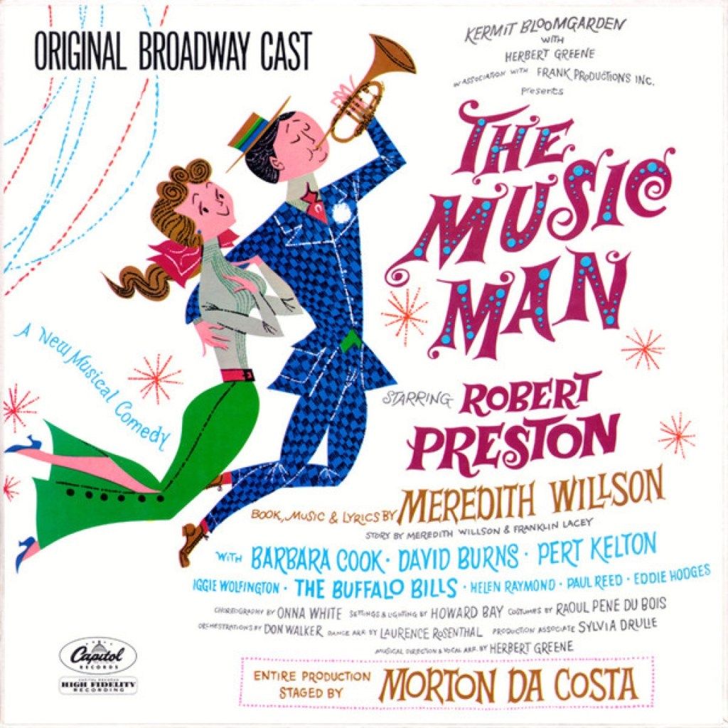 glasbeni moški originalni Broadway soundtrack