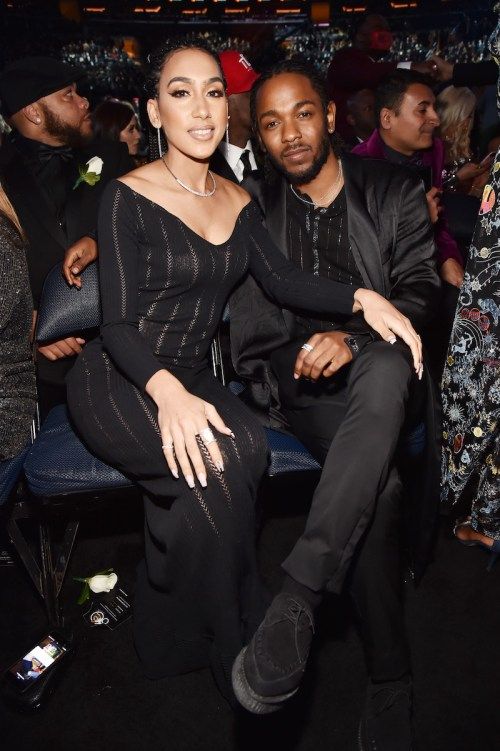 Whitney Alford ja Kendrick Lamar 2018. aasta Grammys