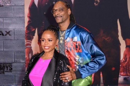 Shante Broadus och Snoop Dogg på premiären av Bad Boys for Life i Hollywood 2020