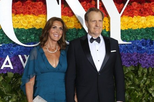 Kathleen Treado en Jeff Daniels bij de Tony Awards 2019