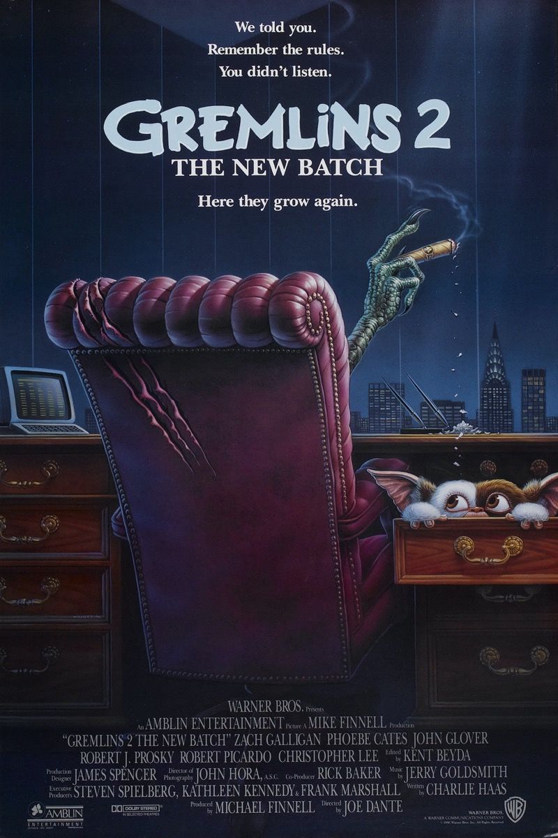 Gremlins 2 The New Batch posteri