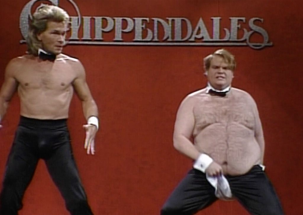 „Chippendales Audition“ smagiausi SNL „Skit“