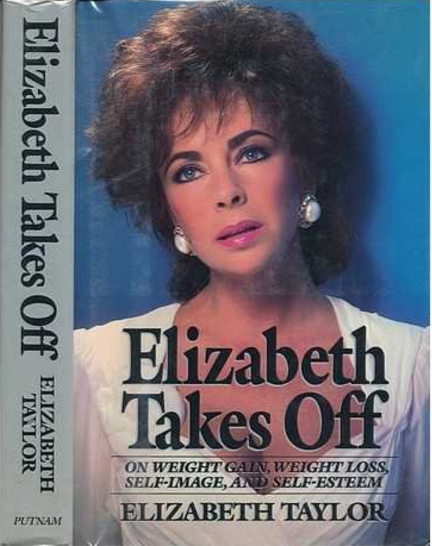 elizabeth prevzame naslovnico knjige, nostalgija iz osemdesetih let