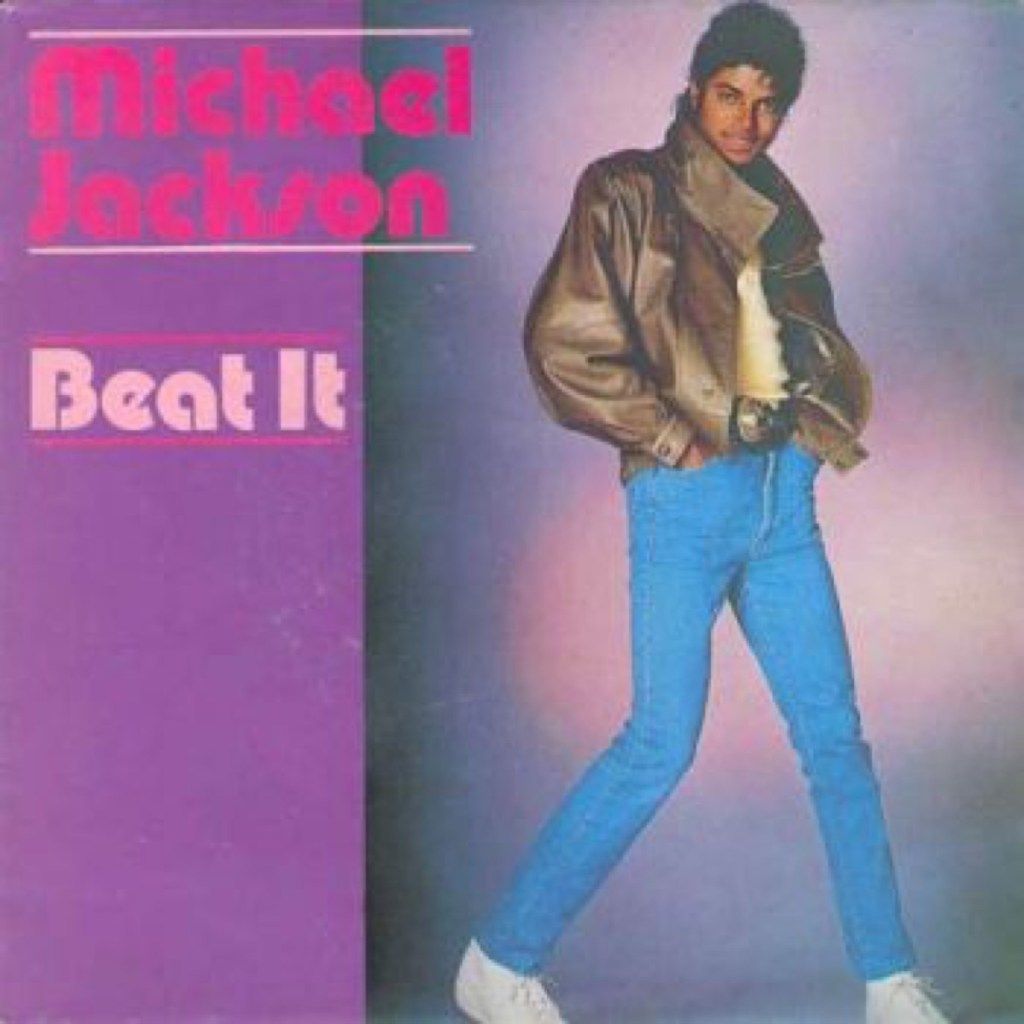 michael jackson beat it single cover