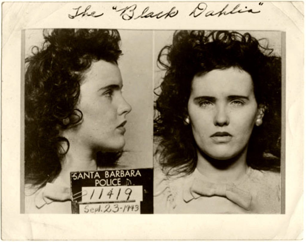 Black Dahlia Elizabeth Short Mugshot Unsolved Mysteries