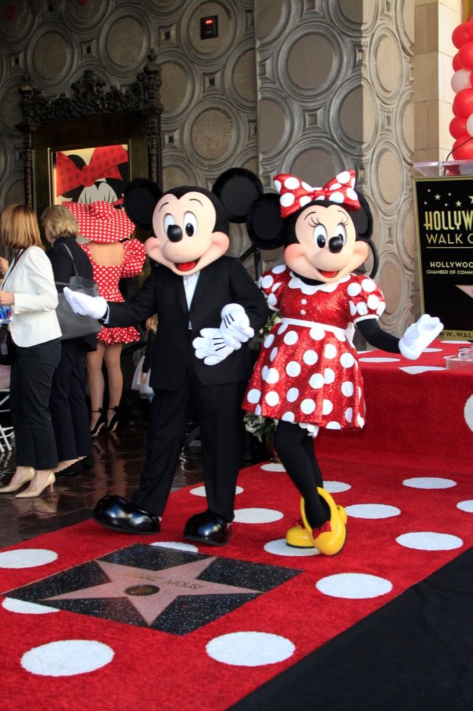 mickey mouse y minney mouse