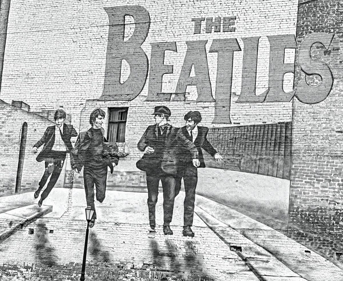 Das Wandbild der Beatles