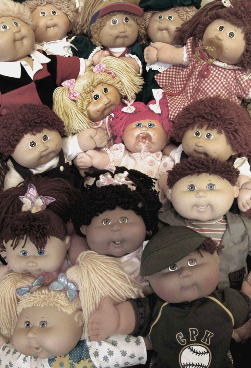 зеле кукла кукла деца, 1980 носталгия