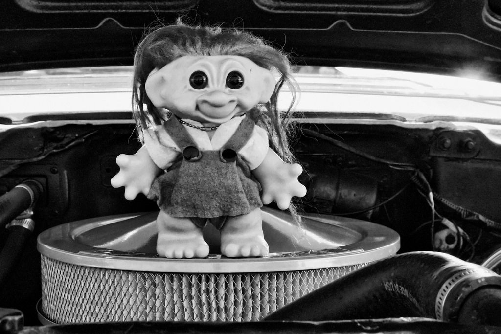 60-luvun peikko-nukke