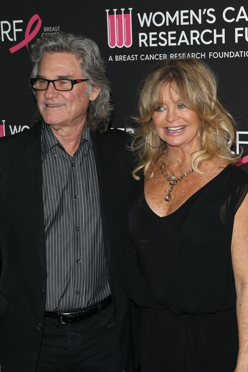 Kurt Russell y Goldie Hawn en 2019