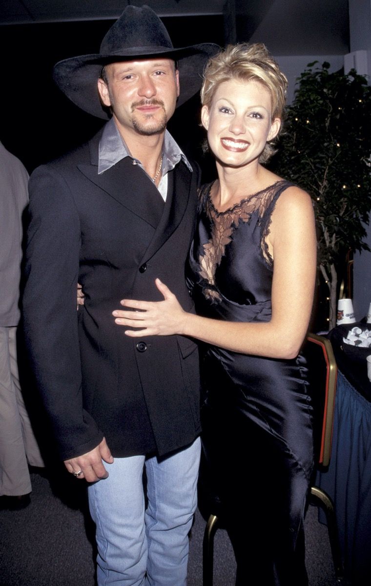 Tim McGraw y Faith Hill en 1996