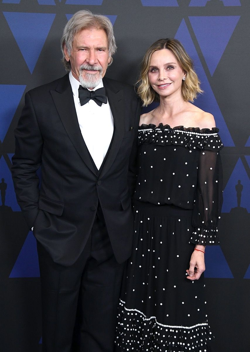 Harrison Ford y Calista Flockhart en 2018