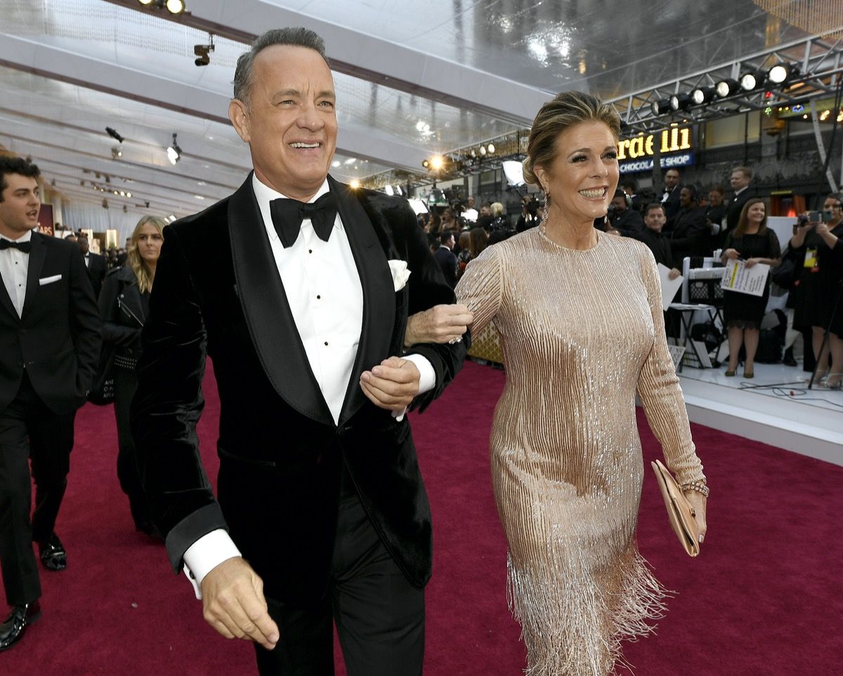 Tom Hanks y Rita Wilson en 2020