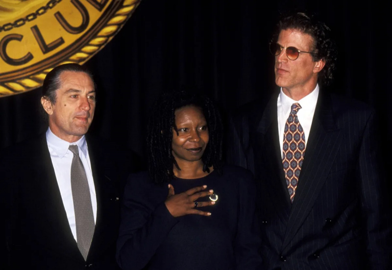   Robert De Niro, Whoopi Goldberg ja Ted Danson 1993. aastal